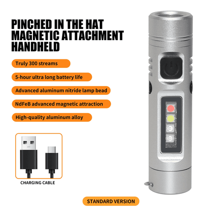 AeroLite Pro Aluminum Flashlight – Pocket-Size Multi-Function Tool