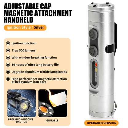 AeroLite Pro Aluminum Flashlight – Pocket-Size Multi-Function Tool